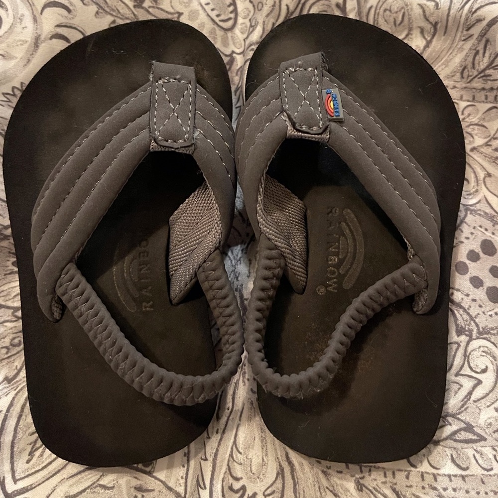 Children’s Rainbow Flip Flops